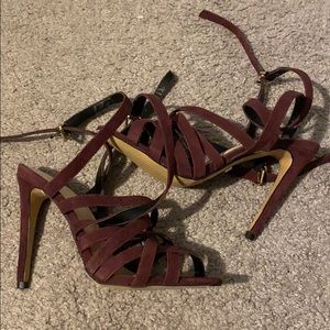 Plum High Heeled Sandals by Victoria’s Secret